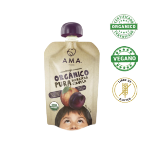 Compota manzana ciruela <br> 90 gr.