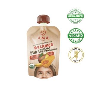 Compota manzana plátano zapallo <br> 90 gr.