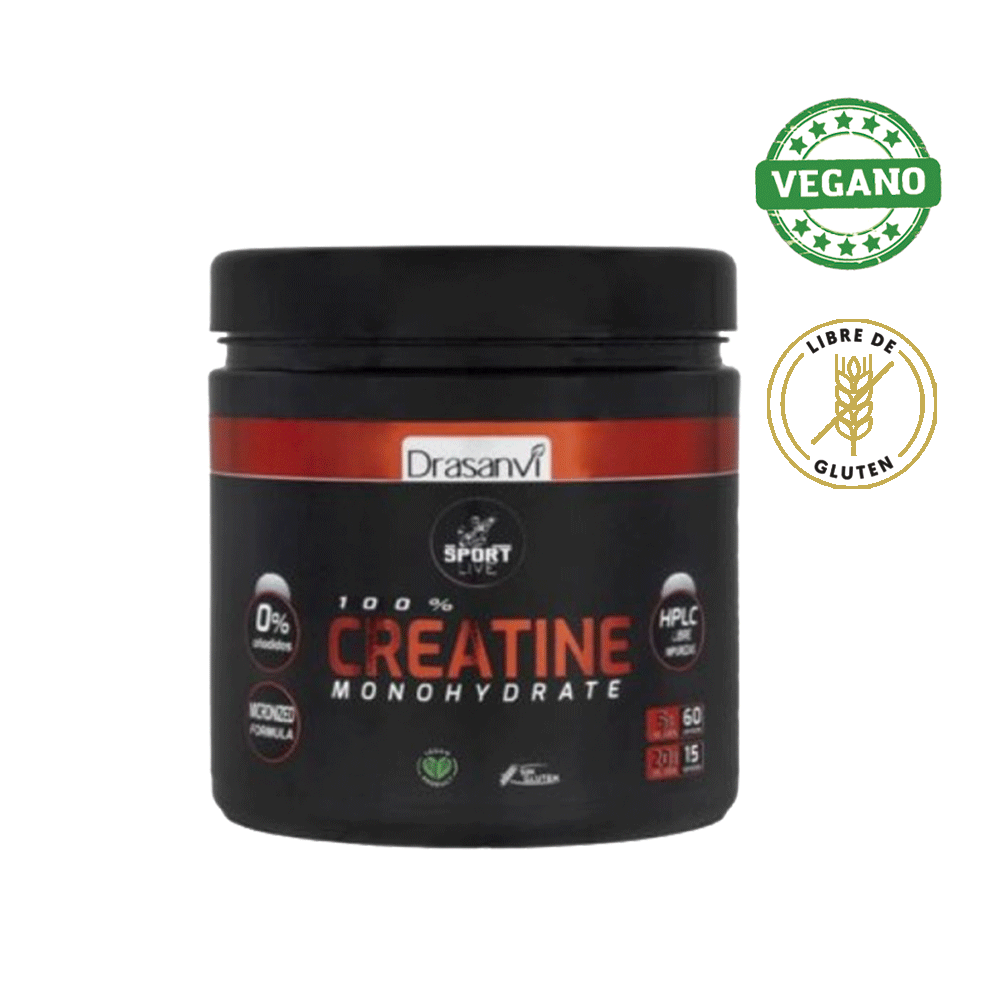 Creatina monohidratada en polvo <br> 300 gr.